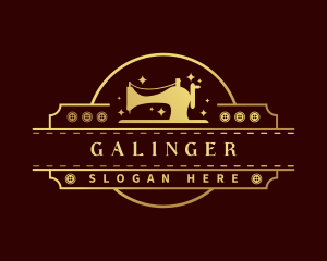 Tailor Sewing Machine  Logo