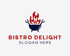 Fire Grill Restaurant logo design