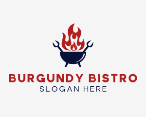 Fire Grill Restaurant logo design