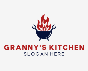 Fire Grill Restaurant logo design