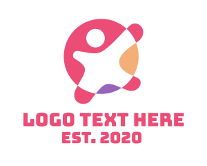 Child - Pink Child Daycare logo design