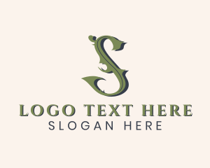 Letter S - Antique Company Letter S logo design
