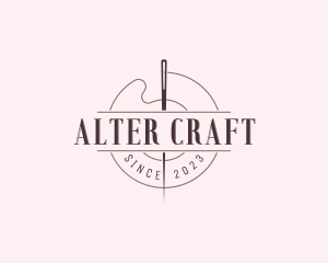 Sewing Needle Thread logo design