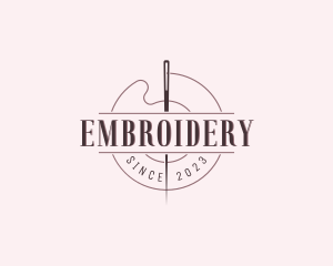 Sewing Needle Thread logo design