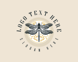 Dragonfly Insect Boutique logo design