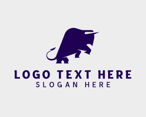 Livestock - Wild Bison Animal logo design