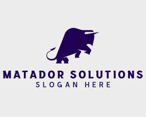 Matador - Wild Bison Animal logo design