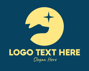 Night Dog Star  logo design