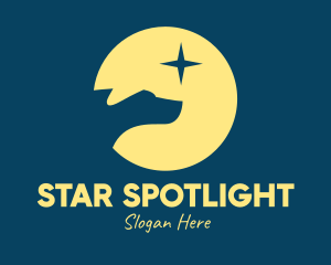 Night Dog Star  logo design