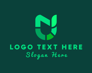 Herbal - Natural Agriculture Letter N logo design