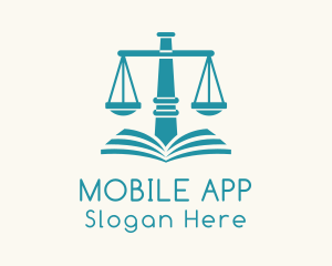 Law School Book  Logo