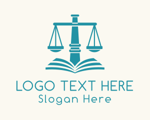 Law School Book  Logo