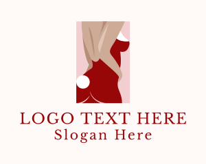 Sexy Woman Dress Logo