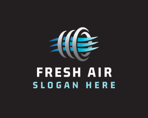 Air HVAC Ventilation logo design