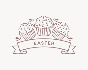 Muffin Cupcake Dessert Logo