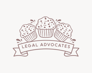 Muffin Cupcake Dessert Logo