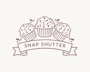 Sweets - Muffin Cupcake Dessert logo design