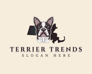 Massachusetts Terrier Dog logo design