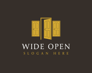 Open - House Open Door logo design