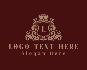 High End - Shield Crown Boutique logo design