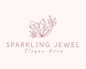 Gem - Natural Crystal Gem logo design