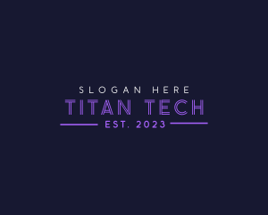 Futuristic Tech Business logo design