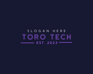 Futuristic Tech Business logo design