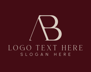 Letter Ab - Modern Consulting Media logo design