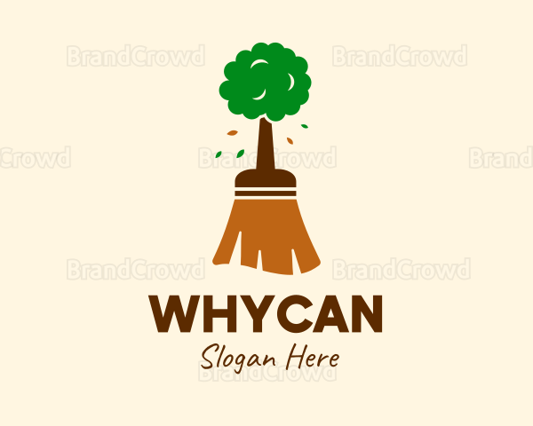 Natural Tree Broom Logo