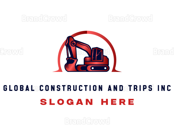 Industrial Digging Demolition Logo