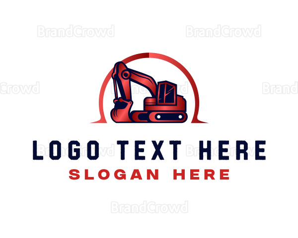 Industrial Digging Demolition Logo