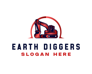 Digging - Industrial Digging Demolition logo design