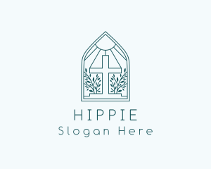 Cross - Parish Church Altar logo design