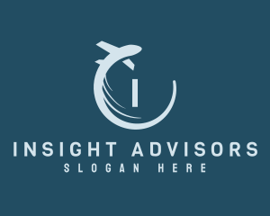 Airplane Flight Aviation logo design