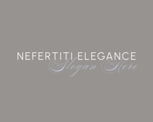 Elegant Cursive Beauty logo design