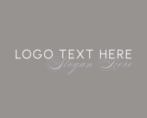 Handwritten - Elegant Cursive Beauty logo design