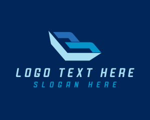 Trailer - Cargo Express Delivery Logistics logo design