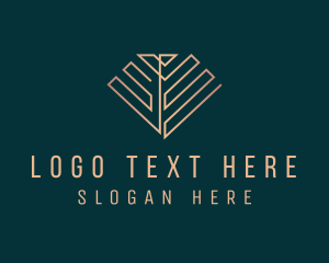 Glam - Elegant Diamond Boutique logo design