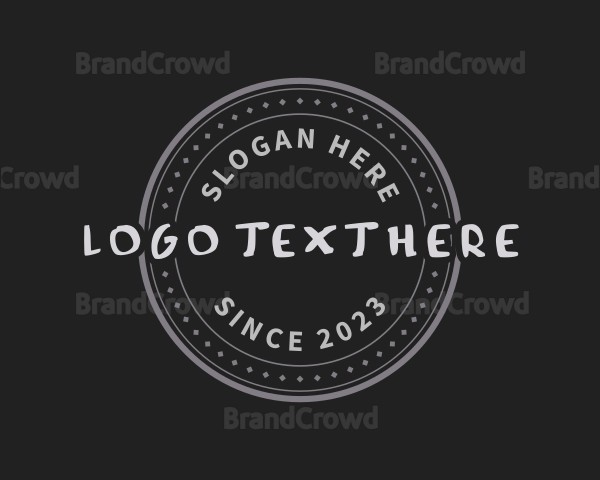 Urban Handwritten Circle Logo