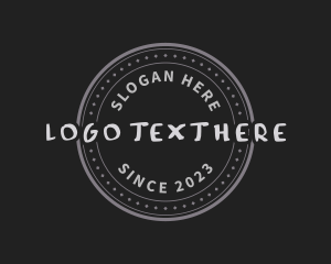 Store - Urban Handwritten Circle logo design