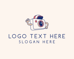 Vlogging - Camera Boy Vlogger logo design