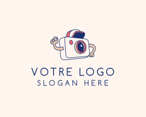Social Influencer - Camera Boy Vlogger logo design