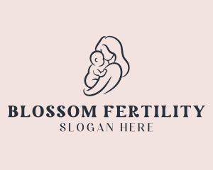 Mom Baby Parenting logo design