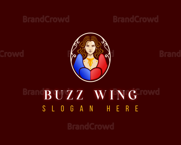 Woman Filipiniana Dress Logo