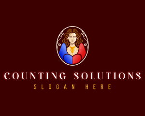 Woman Filipiniana Dress Logo