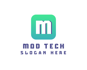 Modern Tech Company logo design