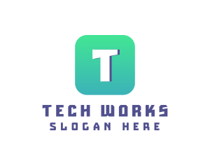 Modern Tech Company logo design