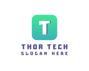 Modern Tech Company logo design