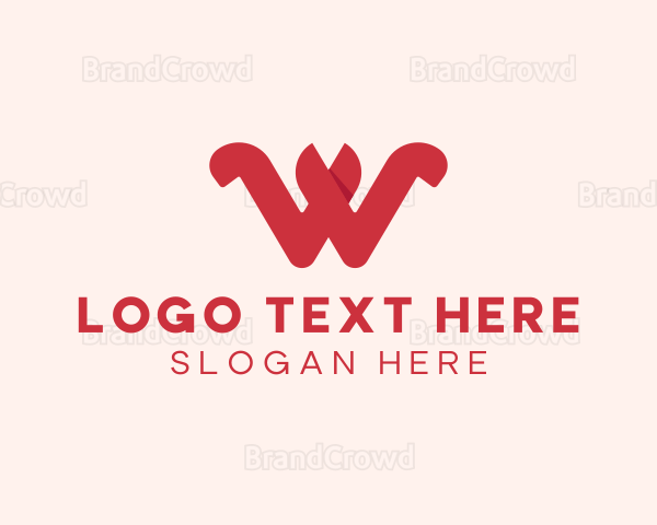 Advertising Company Letter W Logo