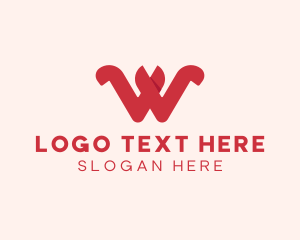 Letter W - Advertising Company Letter W logo design